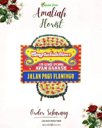 Bunga Papan Congratulation di Paksebali